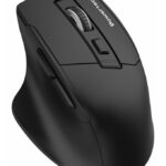 POWERTECH ασύρματο ποντίκι PT-1272, USB δέκτης, 1600DPI, μαύρο