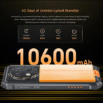 OUKITEL smartphone WP28E, 6.52", 4/64GB, IP68/IP69K, 10600mAh, μαύρο