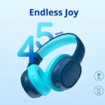 TRONSMART headphones για παιδιά KH02, ασύρματα & ενσύρματα, μπλε