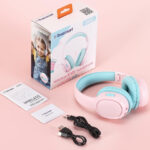 TRONSMART headphones για παιδιά KH02, ασύρματα & ενσύρματα, ροζ