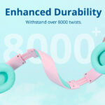 TRONSMART headphones για παιδιά KH02, ασύρματα & ενσύρματα, ροζ