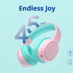 TRONSMART headphones για παιδιά KH02, ασύρματα & ενσύρματα, ροζ