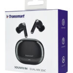TRONSMART earphones με θήκη φόρτισης Sounfii R4, TWS, ENC, 12mm, μαύρο