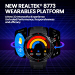 ZEBLAZE smartwatch Ares 3 Plus, heart rate, 1.43" AMOLED, IP68, μαύρο