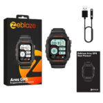 ZEBLAZE smartwatch Ares GPS, heart rate, 1.75" IPS, GPS, 3 ATM, μαύρο