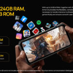 ULEFONE smartphone Armor 24, 6.78", 12/256GB, 22000mAh, IP68/IP69K, μαύρο