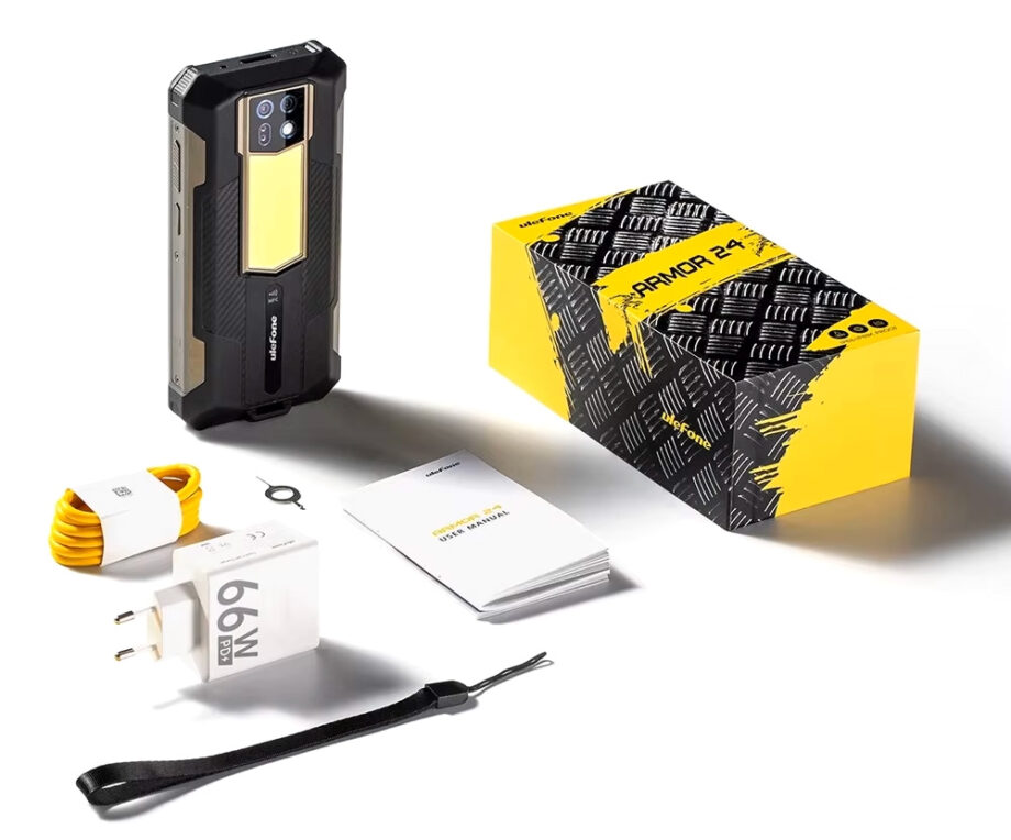 ULEFONE smartphone Armor 24, 6.78", 12/256GB, 22000mAh, IP68/IP69K, μαύρο