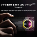 ULEFONE smartphone Armor Mini 20 Pro, 4.7", 8/256GB, 5G, 6200mAh, IP68/IP69K, μαύρο