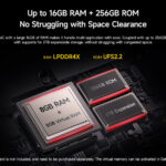 ULEFONE smartphone Armor Mini 20T Pro, 4.7", 8/256GB, 5G, 6200mAh, IP68/IP69K, μαύρο
