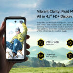 ULEFONE smartphone Armor Mini 20T Pro, 4.7", 8/256GB, 5G, 6200mAh, IP68/IP69K, μαύρο