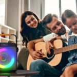 JYX φορητό ηχείο T19-T με 2x μικρόφωνα, 18W, 3000mah, LED, μαύρο