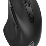 POWERTECH ασύρματο ποντίκι PT-1250, 2.4GHz & Bluetooth, 1600DPI, μαύρο