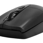 POWERTECH ασύρματο ποντίκι PT-1294, USB δέκτης, έως 1600DPI, μαύρο