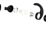 YISON Bluetooth earphones E14 με μικρόφωνο HD, Magnetic, 10mm, μαύρα