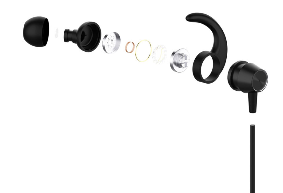 YISON Bluetooth earphones E14 με μικρόφωνο HD, Magnetic, 10mm, μαύρα