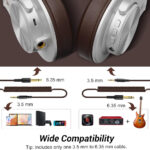ONEODIO headphones Fusion A70, ενσύρματα/ασύρματα, Hi-Res, 40mm, ασημί