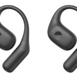 USAMS earphones με θήκη φόρτισης UG26, OWS, Φ14.2mm, 50/300mAh, μαύρα