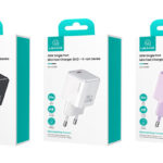 USAMS φορτιστής τοίχου US-CC183, USB-C θύρα εξόδου, 20W PD, μωβ
