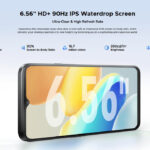 DOOGEE smartphone N55, 6.56", 4/128GB, 5150mAh, μαύρο