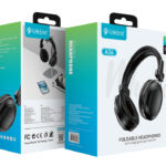 CELEBRAT headphones A36, ασύρματα & ενσύρματα, micro SD, 40mm, 250mAh, μαύρα