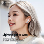 CELEBRAT earphones με θήκη φόρτισης W61, True Wireless, 13mm, 25/200mAh, μαύρα