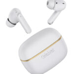 CELEBRAT earphones με θήκη φόρτισης WD03, True Wireless, 13mm, 30/300mAh, λευκά