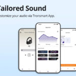 TRONSMART headphones Sounfii Q20, ασύρματα & ενσύρματα, ANC, Φ40mm, 500mAh, μαύρα