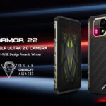 ULEFONE smartphone Armor 22, 6.58", 8/256GB, 6600mAh, IP68/IP69K, μαύρο