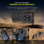 ULEFONE smartphone Armor X31 Pro, 6.56", 8/256GB, 5G, 6050mAh, IP68/IP69K, μαύρο