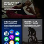 ZEBLAZE smartwatch Btalk 3 Plus, heart rate, 1.39" IPS, μαύρο