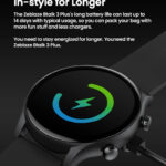ZEBLAZE smartwatch Btalk 3 Plus, heart rate, 1.39" IPS, μαύρο