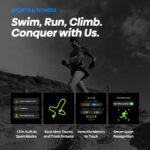 ZEBLAZE smartwatch Stratos 2 Ultra, heart rate, 1.43" AMOLED, GPS, MIL-STD-810H, μαύρο