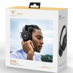 DOQAUS headphones DESIGN 1, ασύρματα & ενσύρματα, Φ40mm, 600mAh, μαύρα