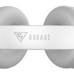 DOQAUS headphones DESIGN 1, ασύρματα & ενσύρματα, Φ40mm, 600mAh, γκρι