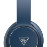 DOQAUS headphones DESIGN 3, ασύρματα & ενσύρματα, Φ40mm, 600mAh, μπλε