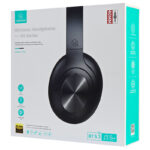 USAMS headphones YH21, ασύρματα & ενσύρματα, Φ40mm, 500mAh, μαύρα