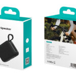 USAMS φορητό ηχείο YX015, 5W, Bluetooth, 1200mAh, μαύρο