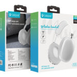 CELEBRAT headphones A35, ασύρματα & ενσύρματα, micro SD, 40mm, 200mAh, λευκά