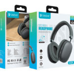 CELEBRAT headphones A39, ασύρματα & ενσύρματα, micro SD, 40mm, 400mAh, μαύρα