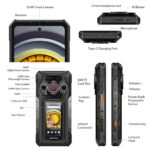ULEFONE smartphone Armor 30 Pro, 6.95" & 3.4", 16/512GB, 5G, 12800mAh, IP68/IP69K, μαύρο