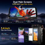 ULEFONE smartphone Armor 30 Pro, 6.95" & 3.4", 16/512GB, 5G, 12800mAh, IP68/IP69K, μαύρο