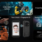 ULEFONE smartphone Armor X32 Pro, 5.65", 8/256GB, 5G, 5500mAh, IP68/IP69K, μαύρο