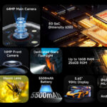 ULEFONE smartphone Armor X32 Pro, 5.65", 8/256GB, 5G, 5500mAh, IP68/IP69K, μαύρο