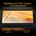 OUKITEL smartphone G2, 6", 4/64GB, 6300mAh, IP68/IP69K, μαύρο
