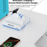 RELIFE σταθμός φόρτισης RL-309H, USB/3x USB-C/3x DC/wireless, 72W, λευκός