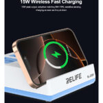 RELIFE σταθμός φόρτισης RL-309H, USB/3x USB-C/3x DC/wireless, 72W, λευκός