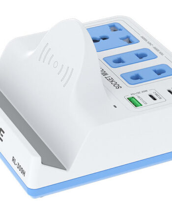 RELIFE σταθμός φόρτισης RL-309H, USB/3x USB-C/3x DC/wireless, 72W, λευκός