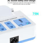 RELIFE σταθμός φόρτισης RL-309H, USB/3x USB-C/3x DC/wireless, 72W, λευκός