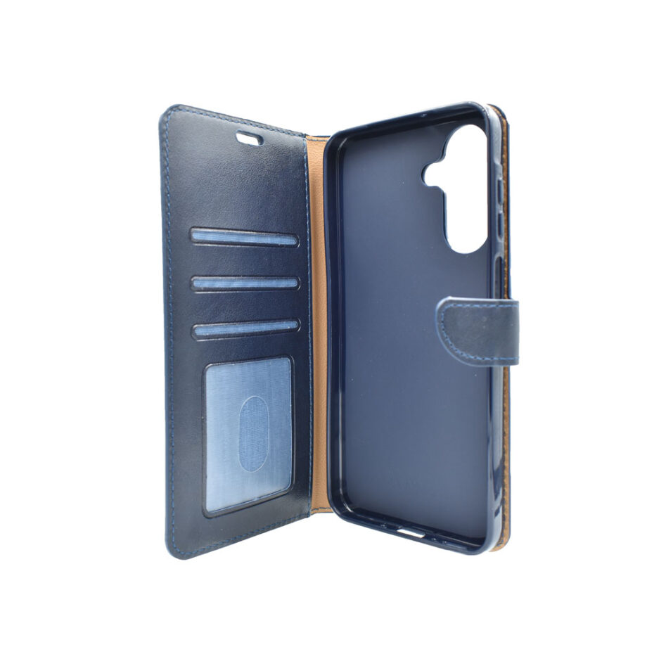Thiki Portofoli gia Samsung Galaxy A26 Skouro Ble
