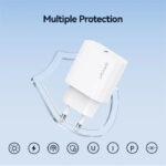 USAMS φορτιστής τοίχου CC226, USB-C, 20W, λευκός